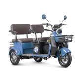 Электротрицикл Rutrike Gelbert Kappa 48V/60V 650Вт (Синий-3043)