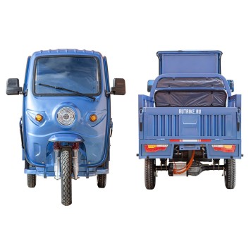 Грузовой электротрицикл Rutrike Гермес Pro 1500 72V2200W (Серый-2812)-5