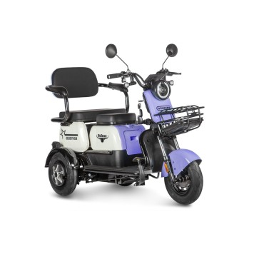 Электротрицикл Rutrike Gelbert Vega 48V/60V 600Вт (Фиолетовый-3067)