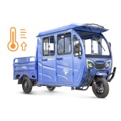 Грузовой электротрицикл Rutrike Рейс обогрев 1300 60V1200W (Синий-2896)