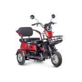 Электротрицикл Rutrike Gelbert Caf 48V/60V 600Вт (Красный-3038)