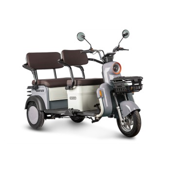 Электротрицикл Rutrike Gelbert Beta 48V/60V 800Вт (Серебристо-белый-3032)