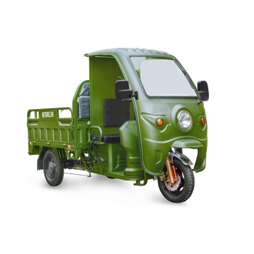 Грузовой электротрицикл Rutrike Глобус 1500 60V/1000W (Зеленый-2646)