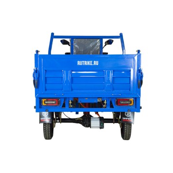 Грузовой электрический трицикл Rutrike D5 1500 гидравлика (72V1500W) (Серый-2797)-13