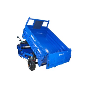 Грузовой электрический трицикл Rutrike D5 1500 гидравлика (72V1500W) (Серый-2797)-14