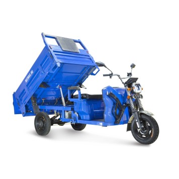 Грузовой электрический трицикл Rutrike D5 1500 гидравлика (72V1500W) (Красный-2828)