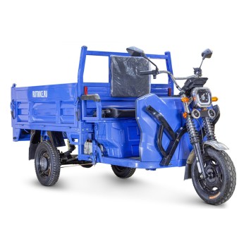Грузовой электрический трицикл Rutrike D5 1500 гидравлика (72V1500W) (Серый-2797)-1