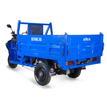 Грузовой электрический трицикл Rutrike D5 1500 гидравлика (72V1500W) (Серый-2797)-12