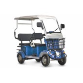Электроскутер четырехколесный Rutrike Gelbert Hara 48V/60V 600Вт (Синий-3040)