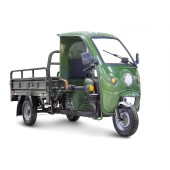 Грузовой электротрицикл Rutrike D4 NEXT КАБИНА 1800 60V1500W (Зеленый-2827)