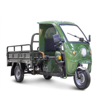 Грузовой электротрицикл Rutrike D4 NEXT КАБИНА 1800 60V1500W (Зеленый-2827)