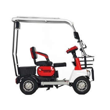 Электроскутер четырехколесный Rutrike Gelbert Lich 48V/60V 600Вт (Синий-3045)-4