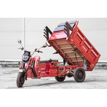Грузовой электротрицикл Rutrike Антей Pro 1500 60V1200W (Серый-2737)-11