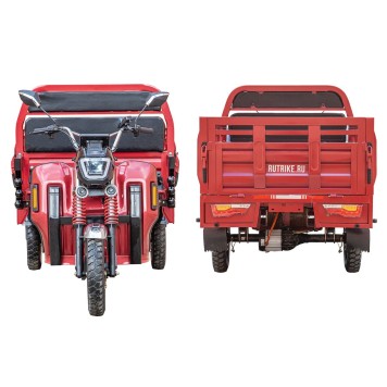 Грузовой электротрицикл Rutrike Антей Pro 1500 60V1200W (Серый-2737)-14