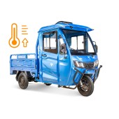 Грузовой электротрицикл Rutrike КАРГО Кабина обогрев 1500 60V1000W (темно-синий-2842)