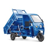 Грузовой электрический трицикл Rutrike D5 КАБИНА гидравлика 1500 72V1500W (темно-синий матовый-2913)