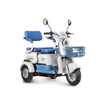 Электротрицикл Rutrike Gelbert Mercury 48V/60V 650Вт (Синий-3048)