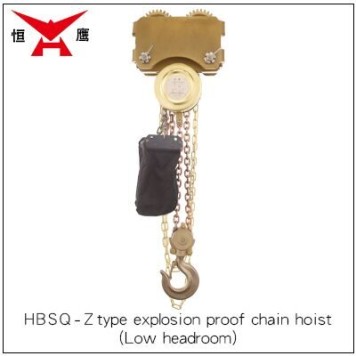 Ручная передвижная цепная таль ВБИ HBSQ-ZHC 20T 8F 3M AL-CU IIC-6