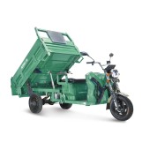 Грузовой электрический трицикл Rutrike D5 1500 гидравлика (72V1500W) (темно-зеленый-2798)