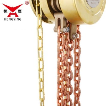 Ручная цепная таль ВБИ HBSQ 25T 10F 3M AL-CU IIC-1