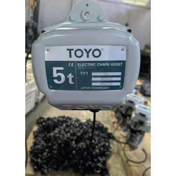 Цепная электроталь TOYO TY1 5T 2F 2ск 3M передвижная-5