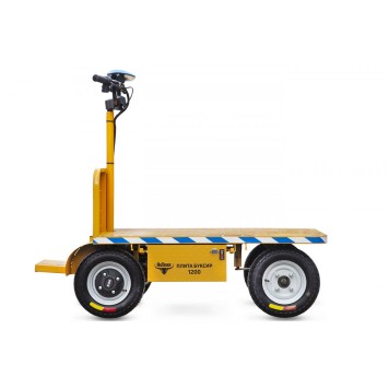Платформенная тележка электрическая Rutrike ПЛИТА БУКСИР 1200-5