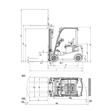 Электрический погрузчик OXLIFT RX 1630 3 М-13