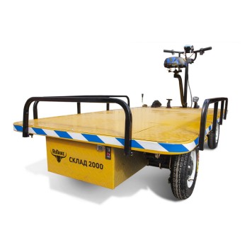 Платформенная тележка электрическая Rutrike СКЛАД 2000 NEW-1