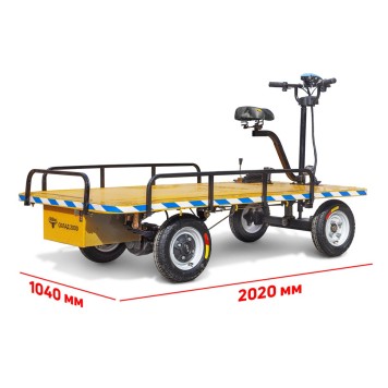 Платформенная тележка электрическая Rutrike СКЛАД 2000 NEW-7