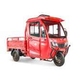 Грузовой электротрицикл Rutrike КАРГО Кабина 1500 60V1000W (Красный-2734)