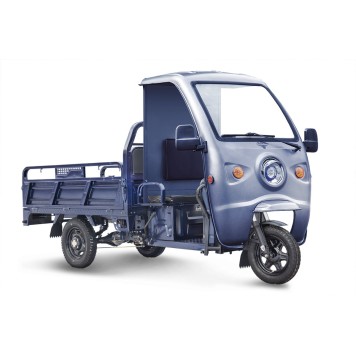 Грузовой электротрицикл Rutrike D4 КАБИНА 1800 60V1200W (Синий-3123)