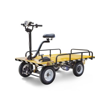 Платформенная тележка электрическая Rutrike СКЛАД 1500 NEW