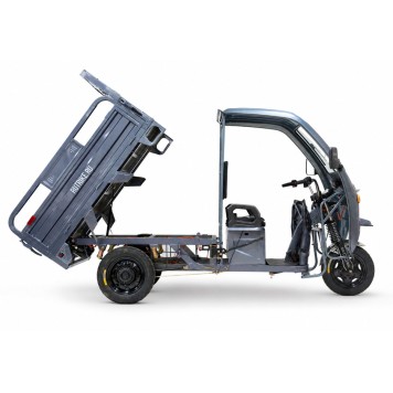 Грузовой электротрицикл Rutrike Вектор Кабина 1500 60V1200W (Серый-3330)-7