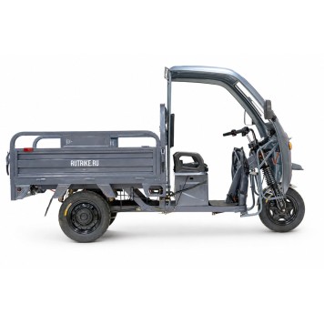 Грузовой электротрицикл Rutrike Вектор Кабина 1500 60V1200W (Серый-3330)-8