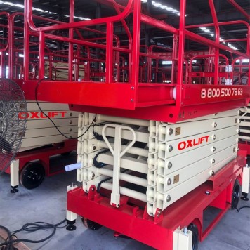Ножничный Подъемник Передвижной OXLIFT QX-050-090 9000 мм 500 кг с выдвижной платформой-1