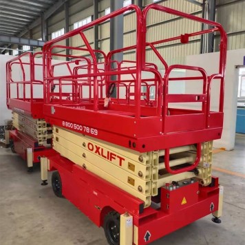 Ножничный Подъемник Передвижной OXLIFT QX-050-090 9000 мм 500 кг с выдвижной платформой-4