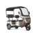 Электротрицикл Rutrike Gelbert Sarin 48V/60V 1000Вт (Коричнево-белый-3054)