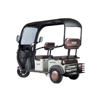 Электротрицикл Rutrike Gelbert Sarin 48V/60V 1000Вт (Коричнево-белый-3054)-6