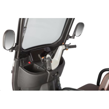 Электротрицикл Rutrike Gelbert Sarin 48V/60V 1000Вт (Коричнево-белый-3054)-4