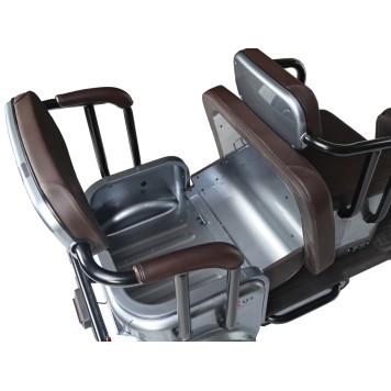 Электротрицикл Wanshida U1-X 60V 800Вт (Коричневый-3093)-1