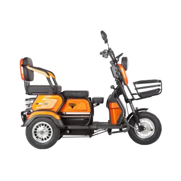 Электротрицикл Rutrike Gelbert Caf 48V/60V 600Вт (Оранжевый-3037)-11