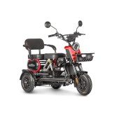 Электротрицикл Wanshida UN MOTO 60V 650Вт (Черно-красный-3104)