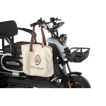 Электротрицикл Wanshida UN MOTO 60V 650Вт (Черно-красный-3104)-2
