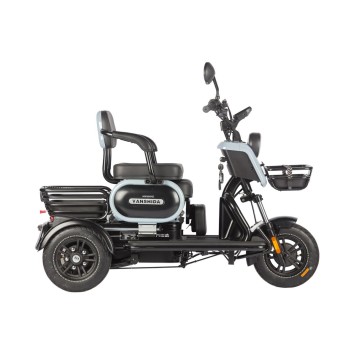 Электротрицикл Wanshida UN MOTO 60V 650Вт (Черно-красный-3104)-16