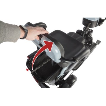 Электротрицикл Wanshida UN MOTO 60V 650Вт (Черно-красный-3104)-10