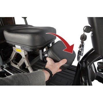 Электротрицикл Wanshida UN MOTO 60V 650Вт (Черно-красный-3104)-3
