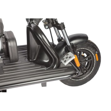 Электротрицикл Wanshida UN MOTO 60V 650Вт (Черно-красный-3104)-6