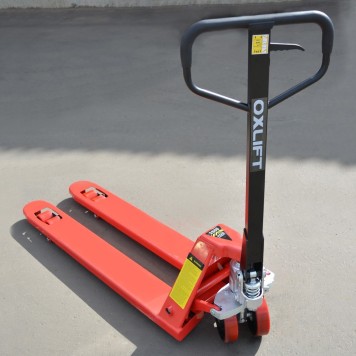 Ручная гидравлическая тележка OXLIFT OX25-L1150-W450 1150 мм 2500 кг узковильная-3