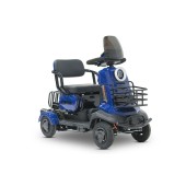 Электроскутер четырехколесный Rutrike Квадро (Синий-3266)