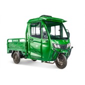 Грузовой электротрицикл Rutrike КАРГО Кабина 1500 60V1000W (Зеленый-2236)